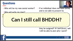 Can I still call BHDDH?